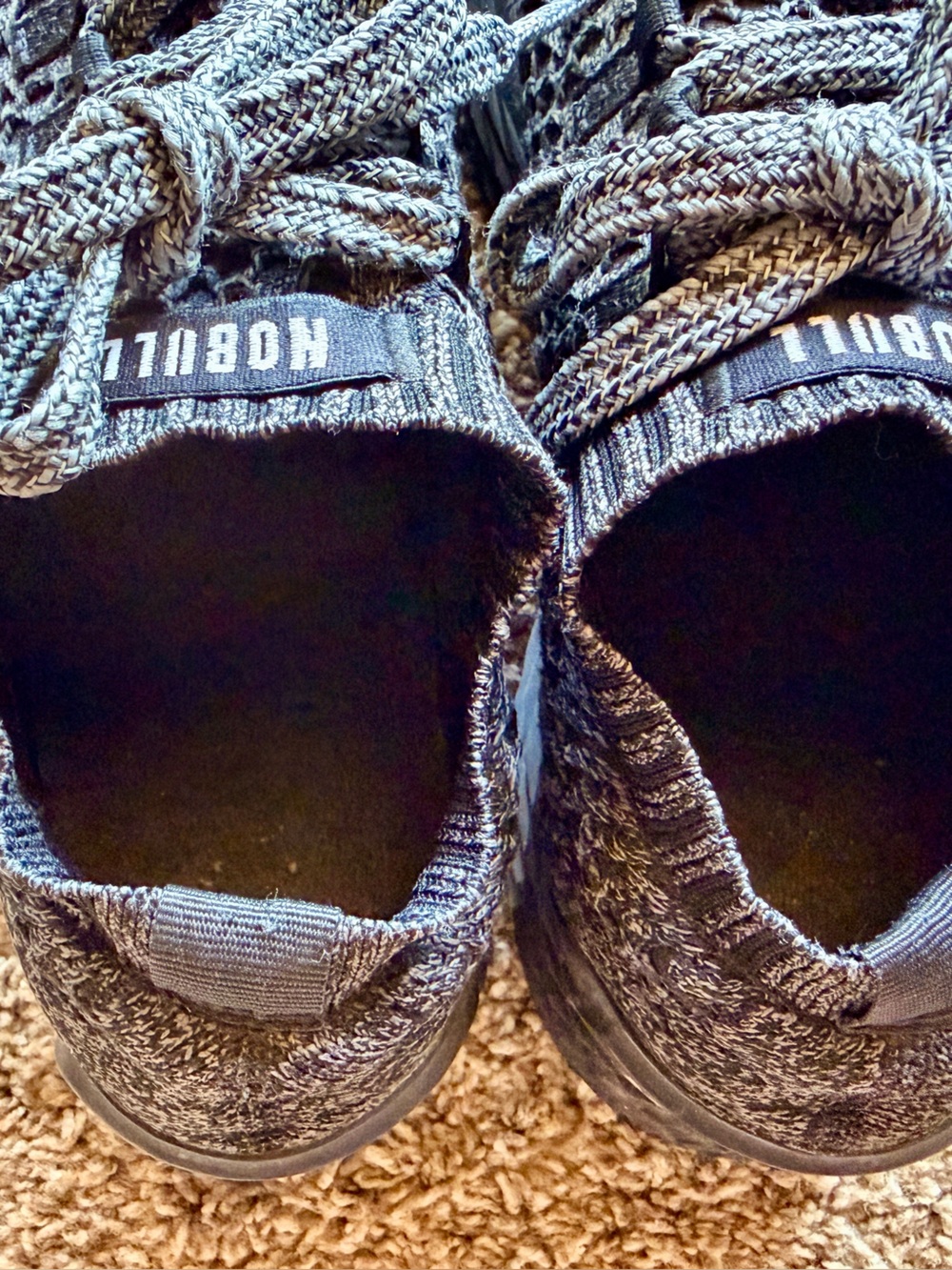 NOBULL Black Knit Athletic Shoes - Picture 8 of 11